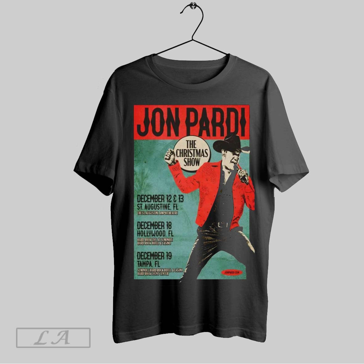 Original Jon Pardi December 19 2025 Seminole Hard Rock Tampa Event Center In Tampa Fl