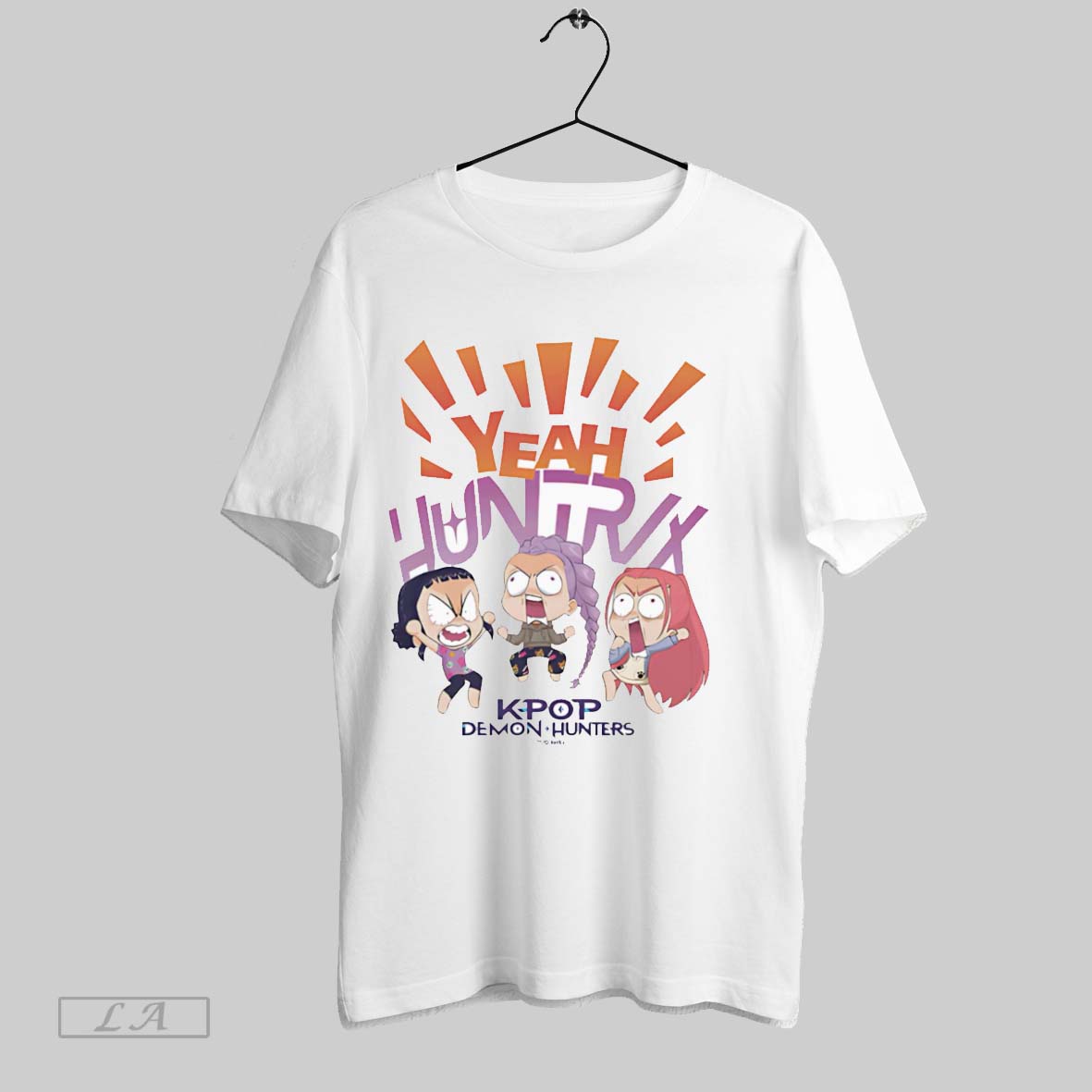 Original Kpop Demon Hunters Yeah White Poster