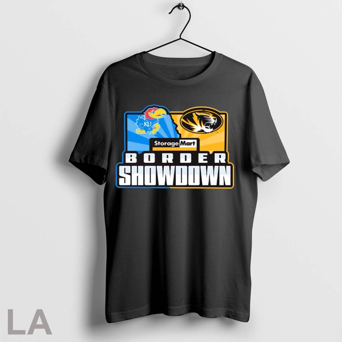 Original Kansas Jayhawks Vs Missouri Tigers Border Showdown Storage Mart 2025 Logo