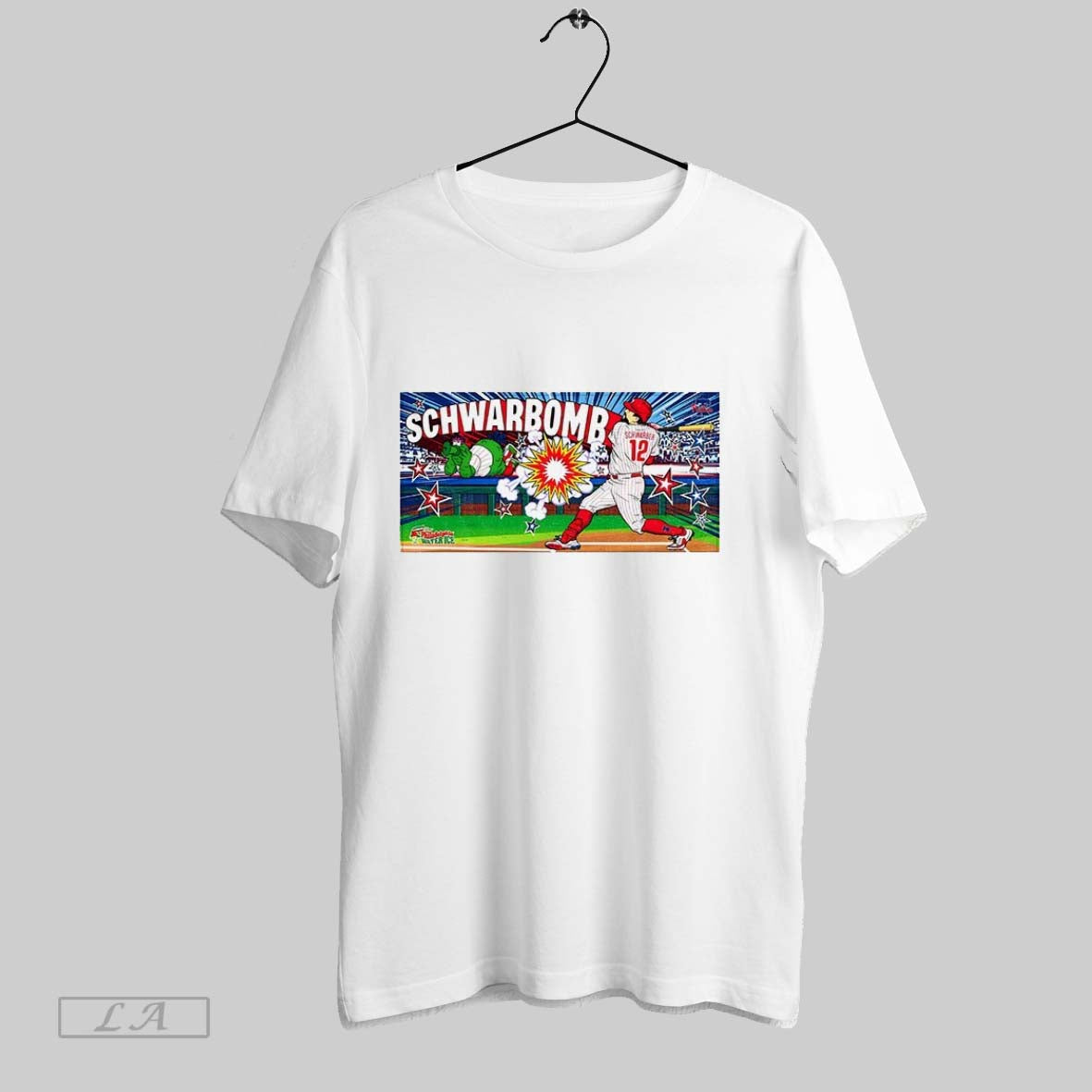 Original Kyle Schwarber Philadelphia Phillies Mlb Baseball Schwarbomb Phillie Phanatic