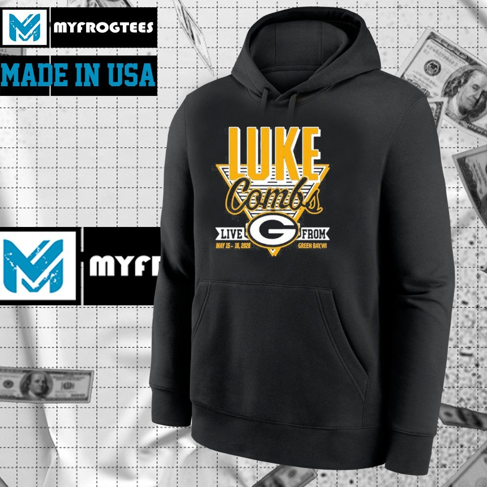 Original LIMITED Luke Combs Green Bay, Wi Green Bay May 15 & 16 2026 T-Shirt
