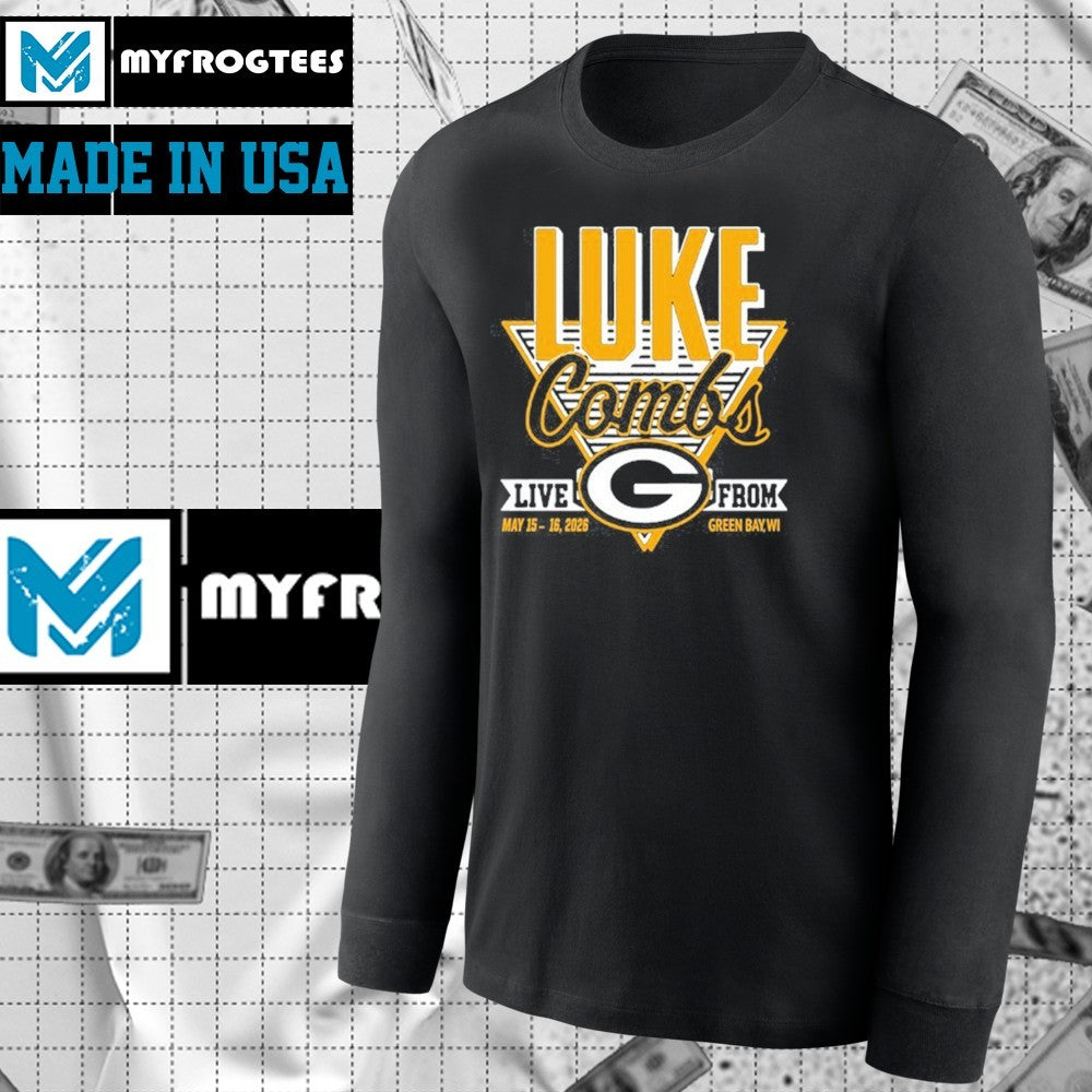 Original LIMITED Luke Combs Green Bay, Wi Green Bay May 15 & 16 2026 T-Shirt