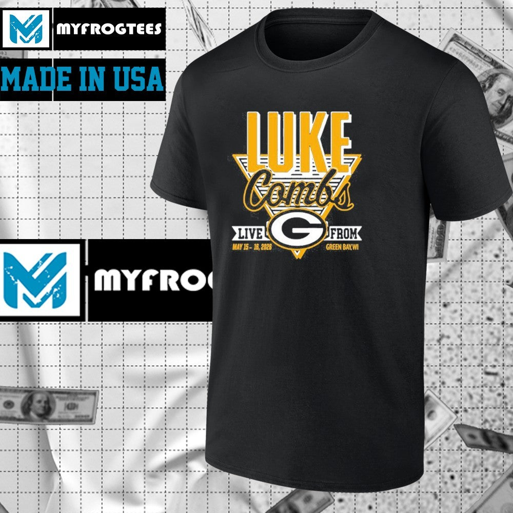 Original LIMITED Luke Combs Green Bay, Wi Green Bay May 15 & 16 2026 T-Shirt