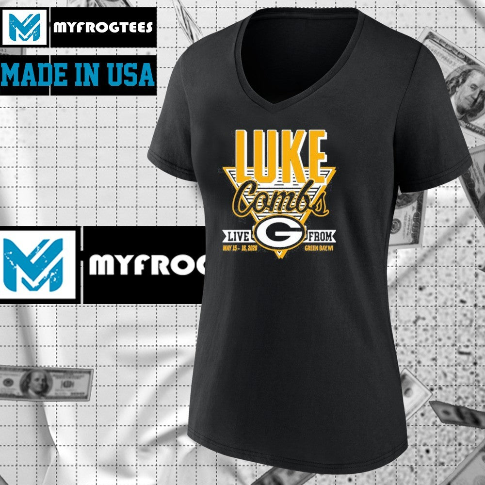 Original LIMITED Luke Combs Green Bay, Wi Green Bay May 15 & 16 2026 T-Shirt