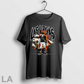 Original Las Vegas Pirate Skeleton Football Player Burning Flames Ship