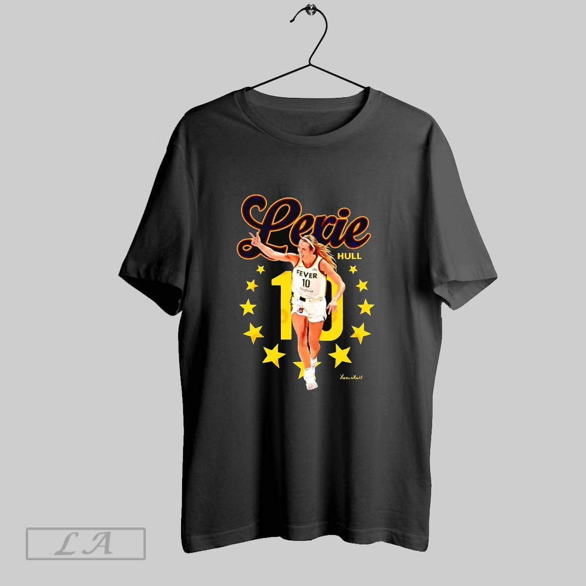 Original Lexie Hull Celebration Running Indiana Fever