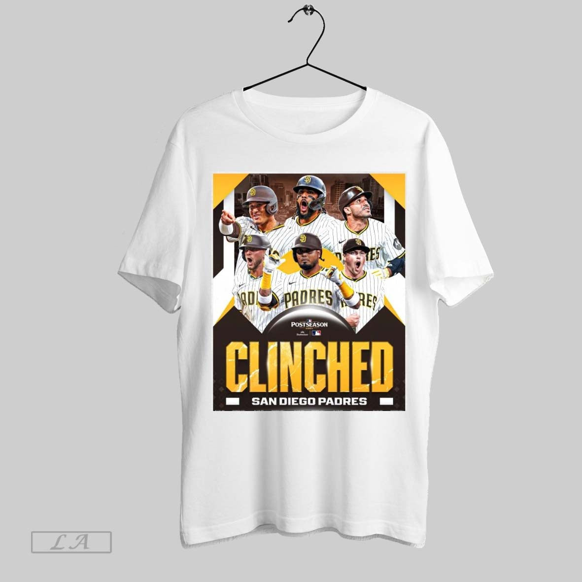 Original Mlb Postseason 2025 San Diego Padres Clinched Fight For The Fairhful Unisex