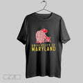 Original Maryland Terrapins Logo University Of Maryland Long Sleve