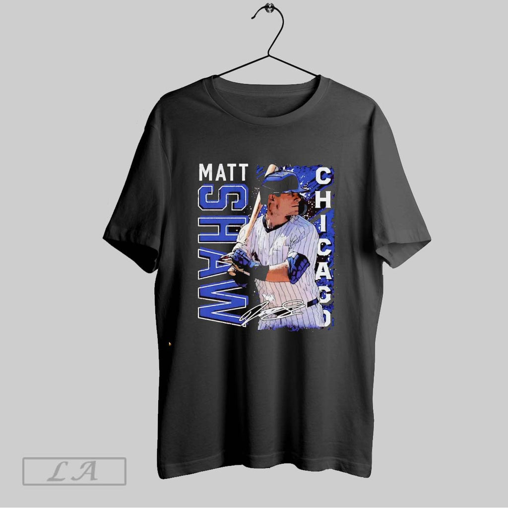 Original Matt Shaw Batting Signature Chicago Cubs
