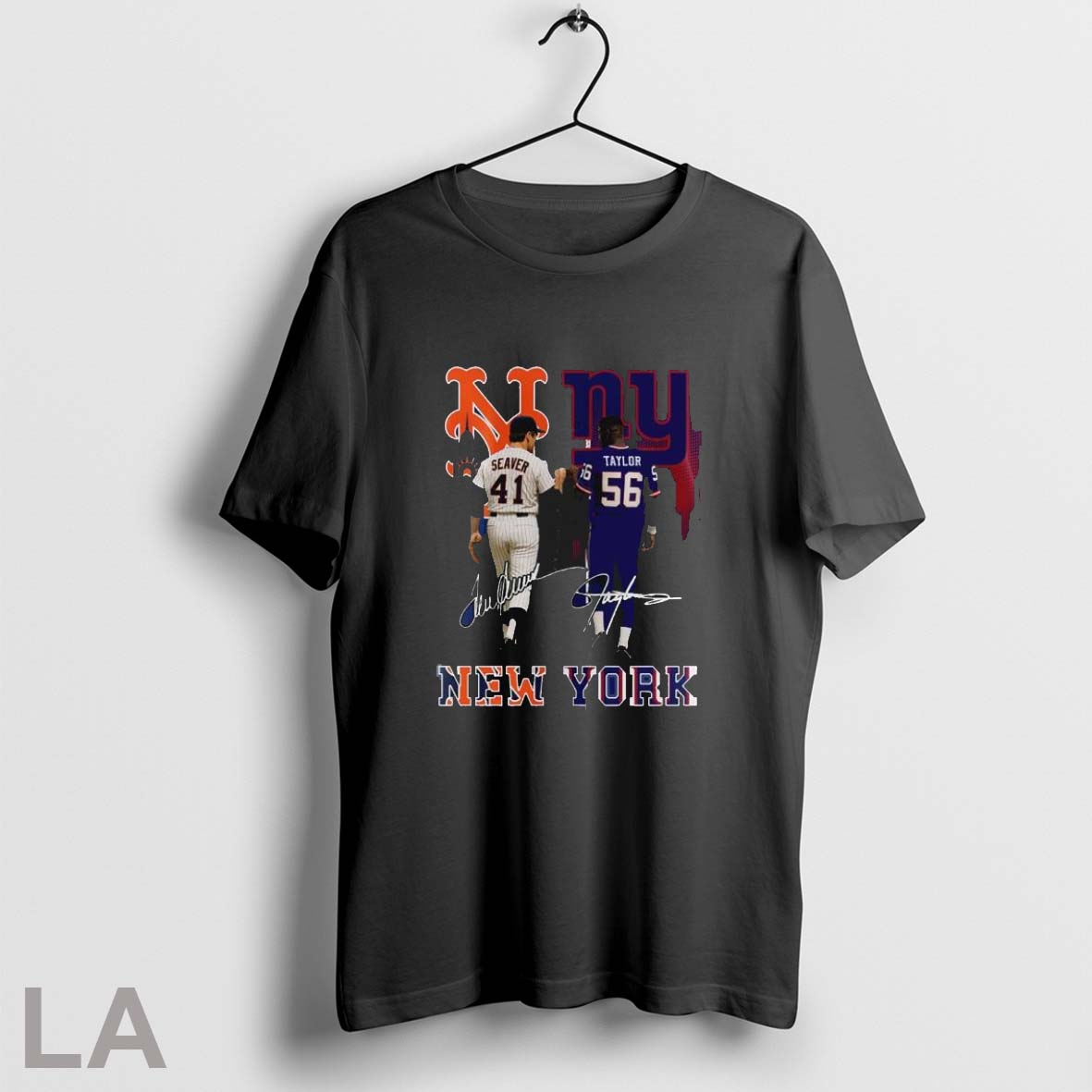 Original Mets Tom Seaver And Giants Lawrence Taylor