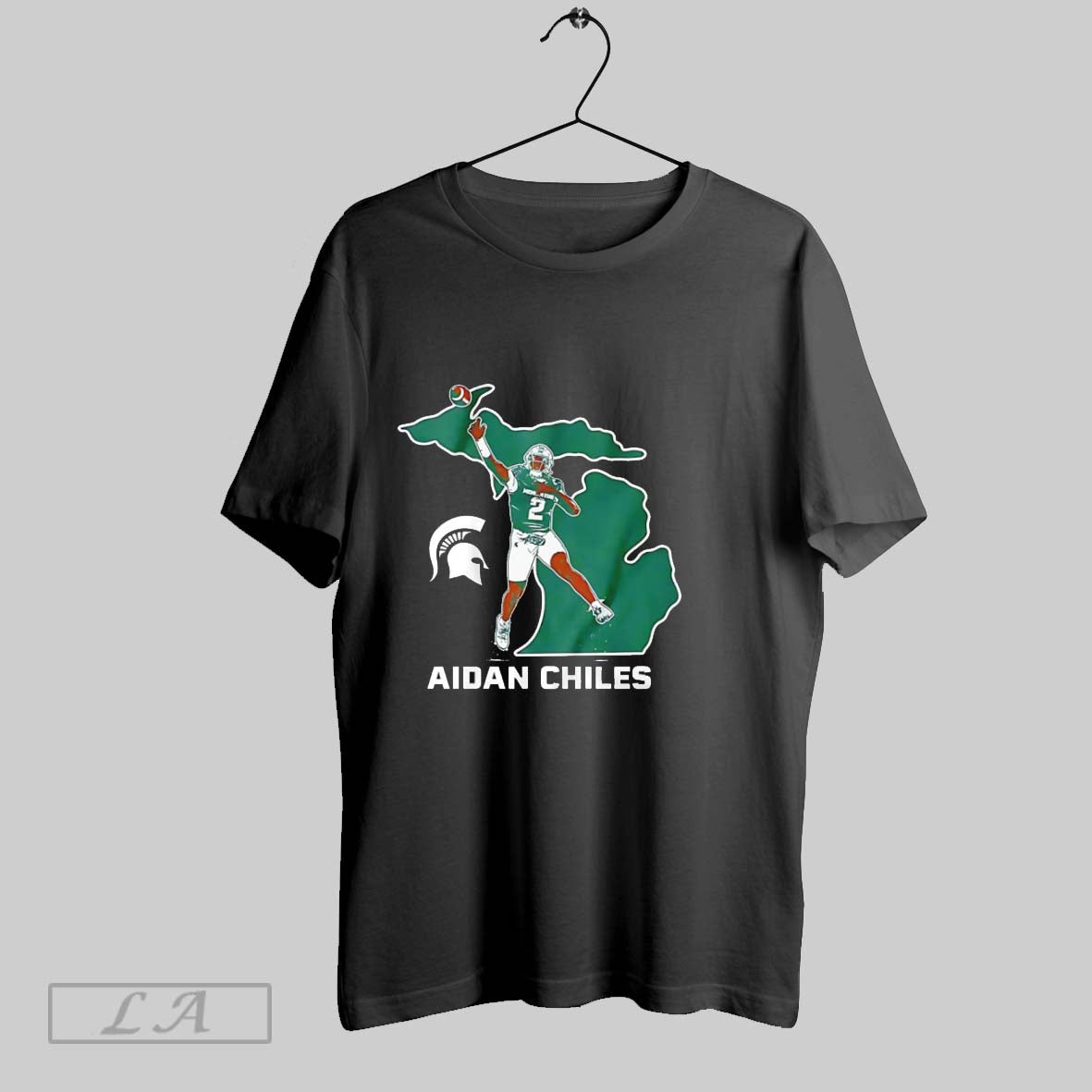 Original Michigan State Spartans Football Aidan Chiles State Star