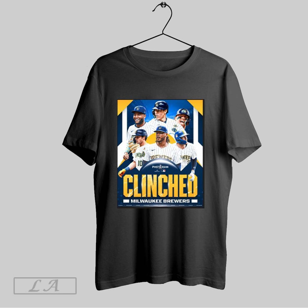 Original Milwaukee Brewers 2025 Mlb Postseason Clinched