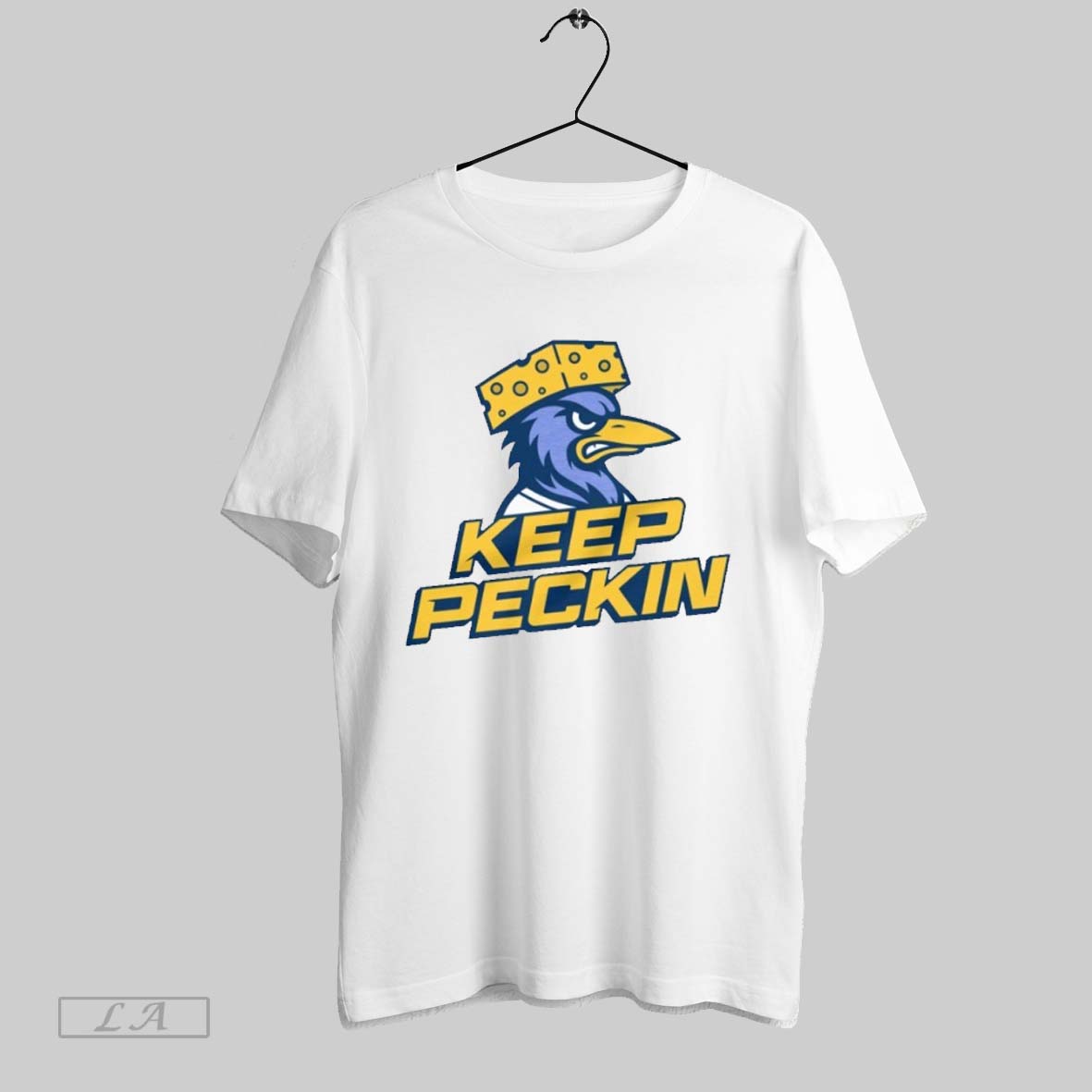 Original Milwaukee Brewers Cheese Keep Peckin