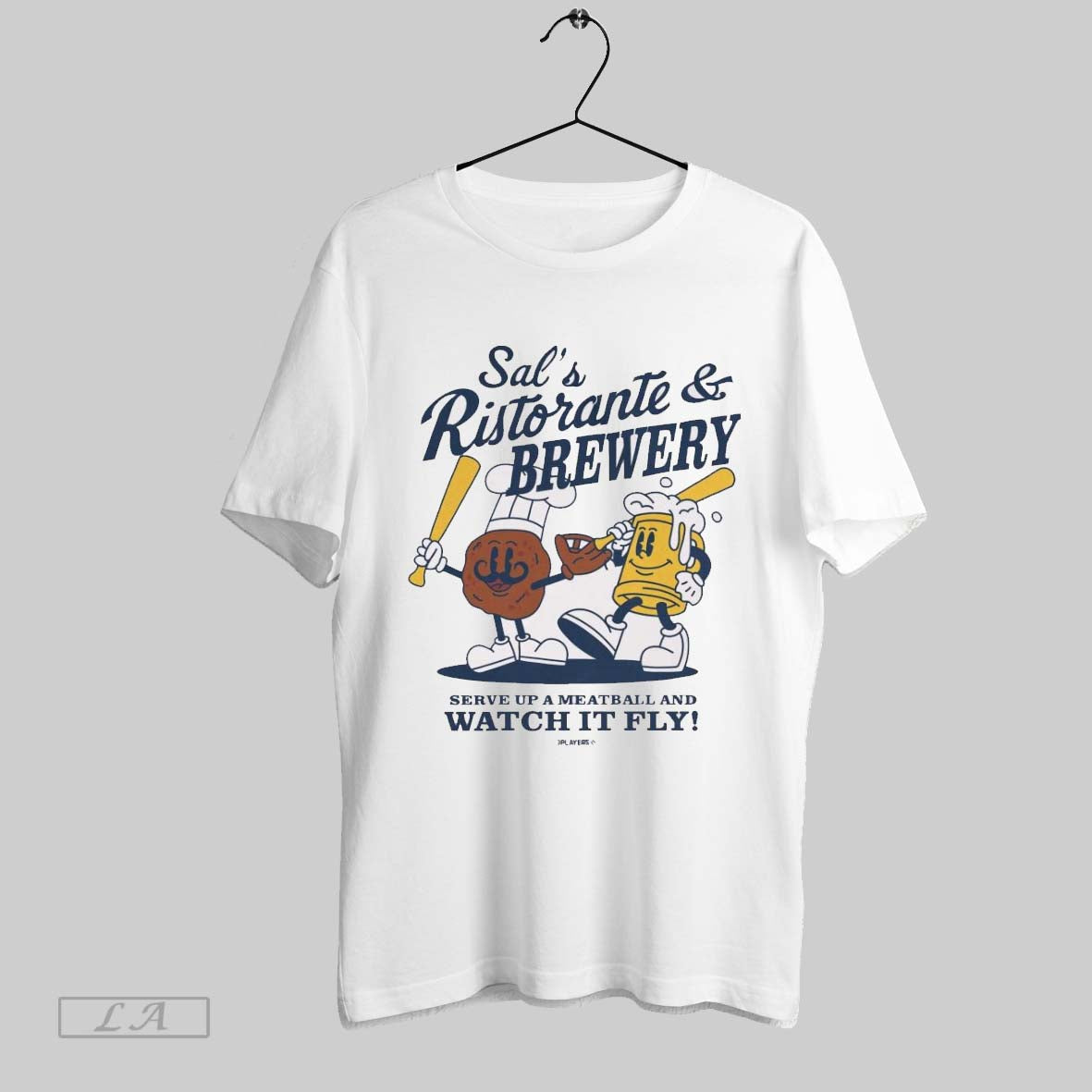 Original Milwaukee Brewers Mlb Sal Frelick Sals Ristorante And Brewery Serve Up A Meatball And
