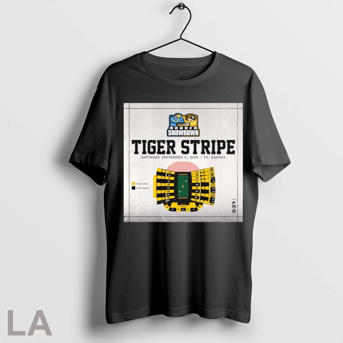 Original Missouri Tigers Vs Kansas Jayhawks Tiger Stripe Saturday September 6 2025 Storagemart Border Showdown
