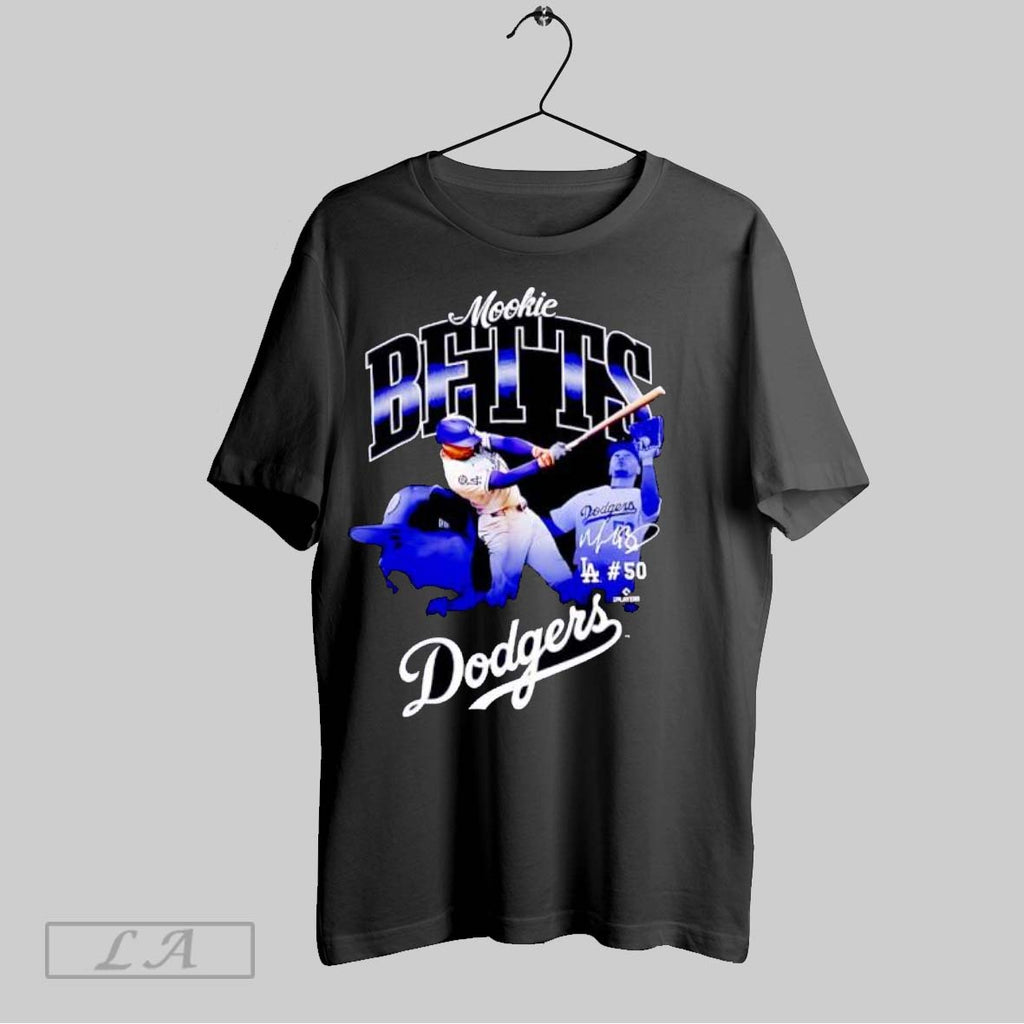 Original Mookie Betts Dodgers Baseball Player La 50 Signature