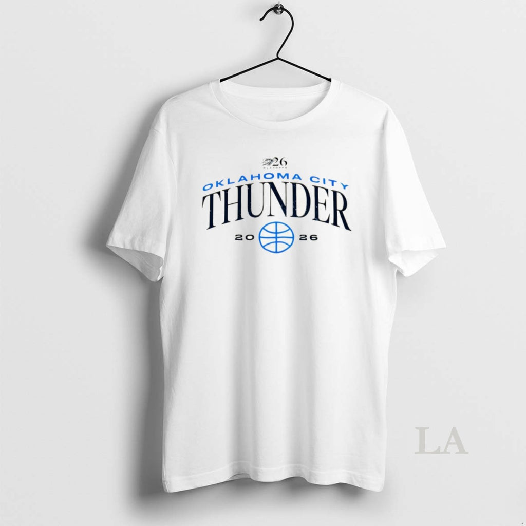Original Oklahoma City Thunder Basketball Playoffs Nba 2026 Logo