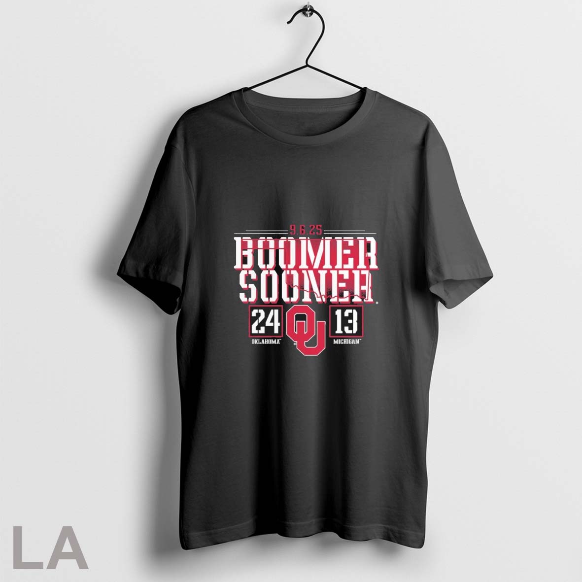 Original Oklahoma Win 24 13 Michigan Boomer Sooner Gameday Showdown