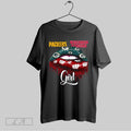 Original Packers And Wisconsin Badgers Lip Logo Girl