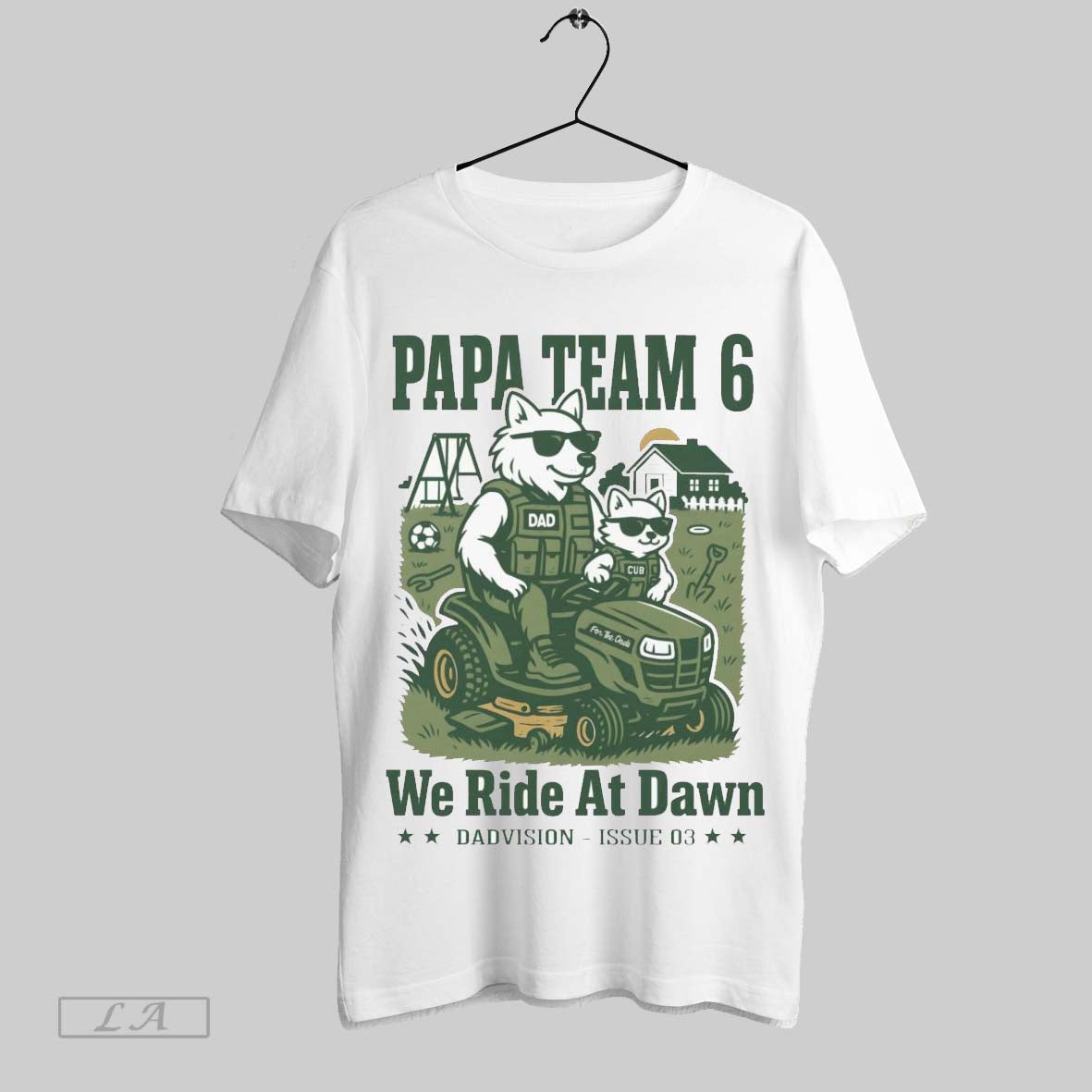 Original Papa Team 6 We Ride At Dawn Dadvision Issue 03 Painting
