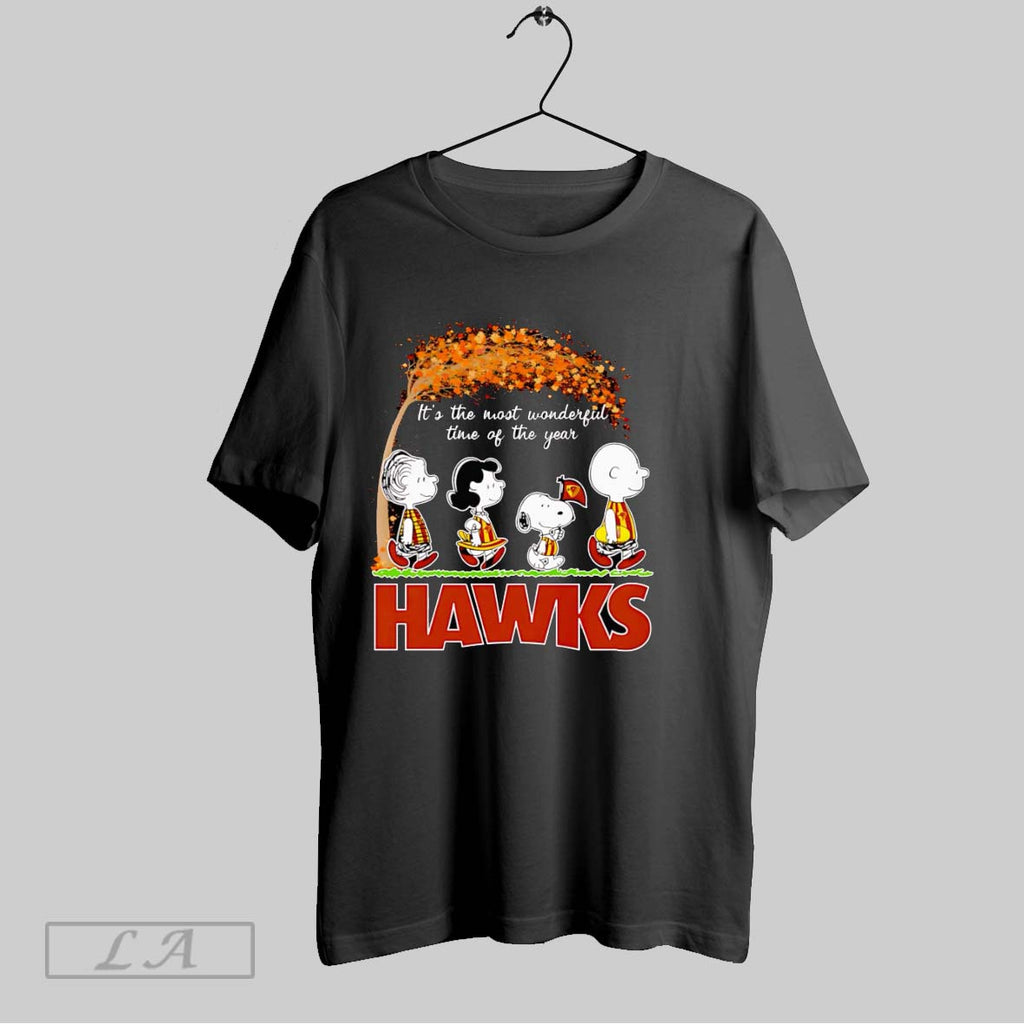Original Peanuts Its The Most Wonderful Time Of The Year Hawks