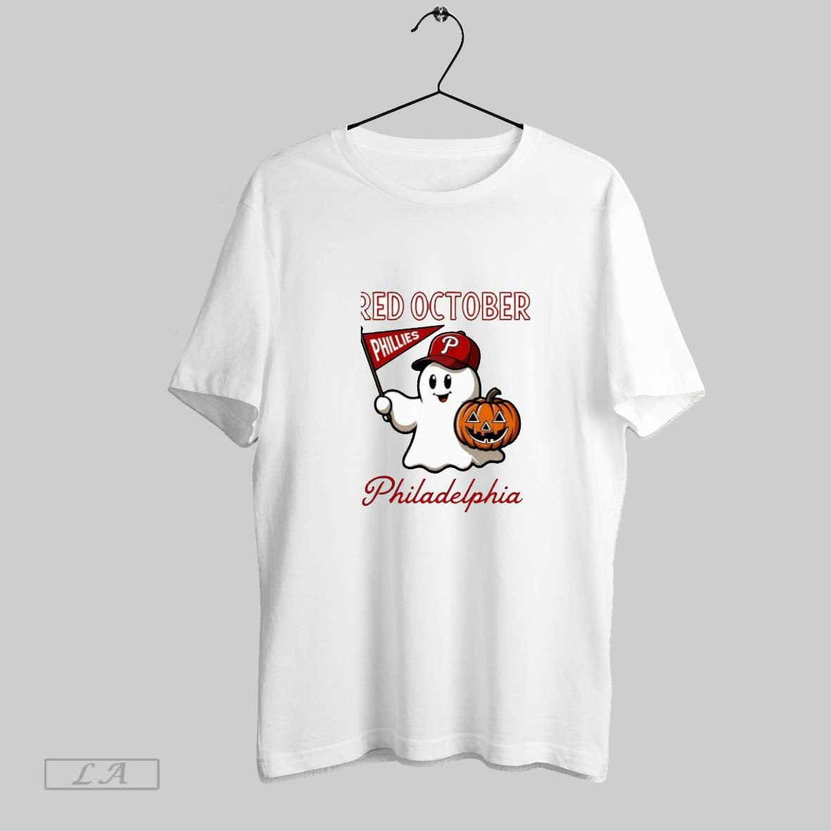 Original Phillies Red October Halloween Ghos