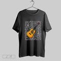 Original Premium Acoustic Guitar Musical Notes Guitarist Music Teacher Songwriter
