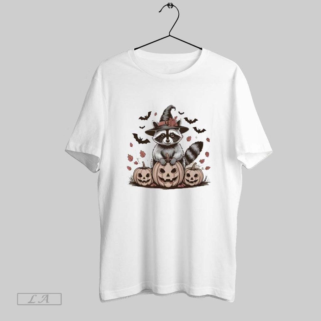 Original Raccoon Halloween Lover Retro Ladies