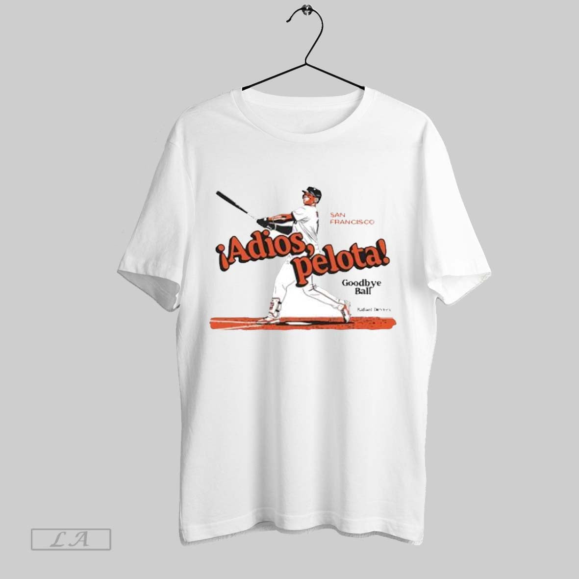Original Rafael Devers San Francisco Baseball Player Adios Pelota Goodbye Ball