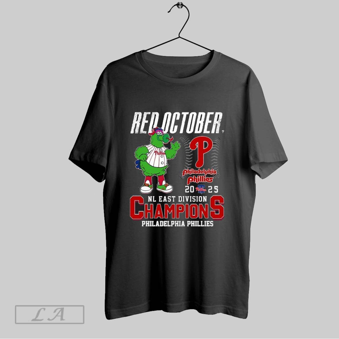 Original Red October Mascot Philadelphia Phillies 2025 Nl East Division Champions