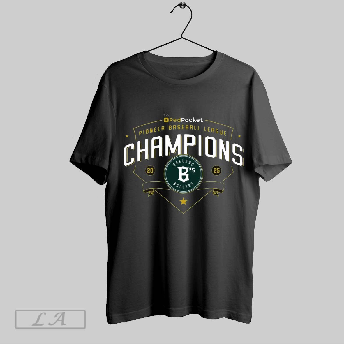 Original Redpocket Pioneer Baseball League Champions Oakland Ballers 2025