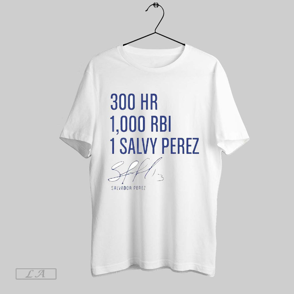 Original Salvador Perez 300 Homers 1000 Rbi 1 Salvy Perez