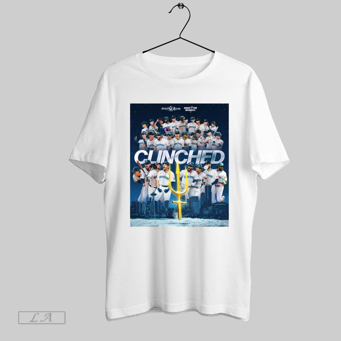 Original Seattle Mariners Clinched 2025 Mlb Postseason Seize The Moment October Here We Come