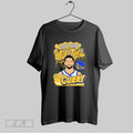 Original Stephen Curry Golden State Warriors Basketball Cartoon Style Paint Flow