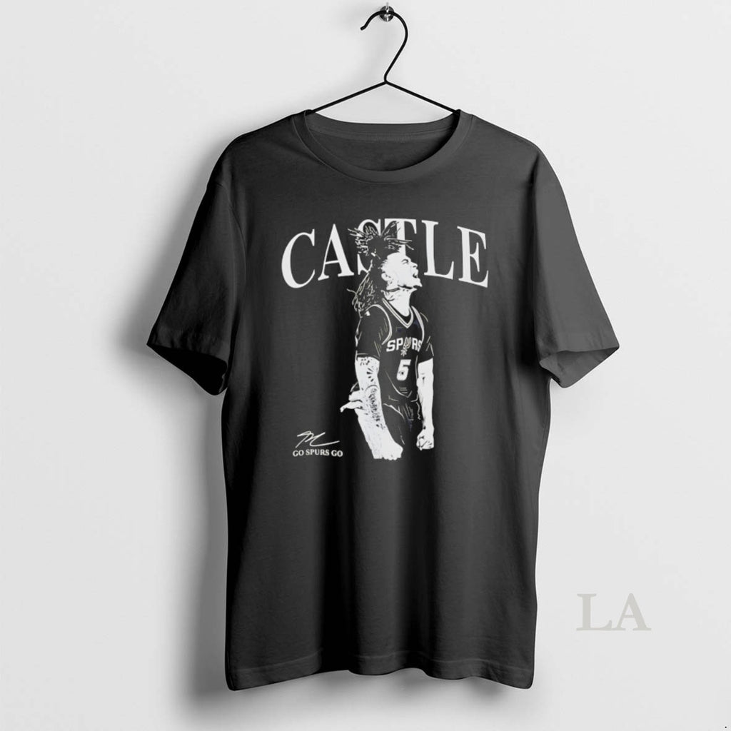 Original Stephon Castle San Antonio Spurs Basketball Go Spurs Go Signature