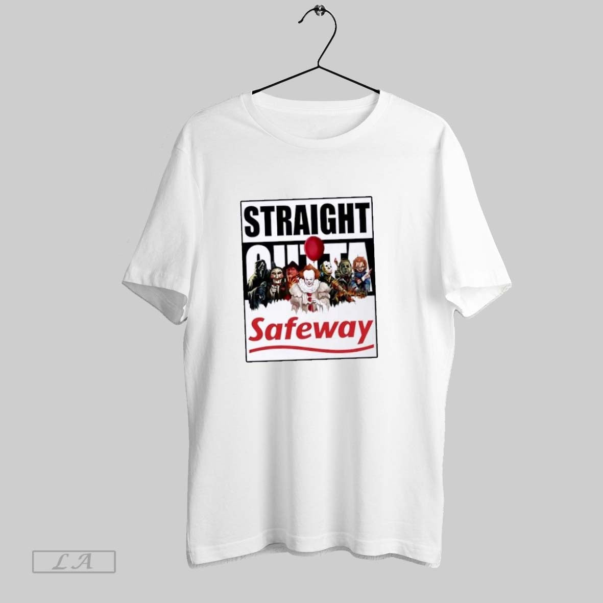 Original Straight Outta Safeway Horror Movies Halloween
