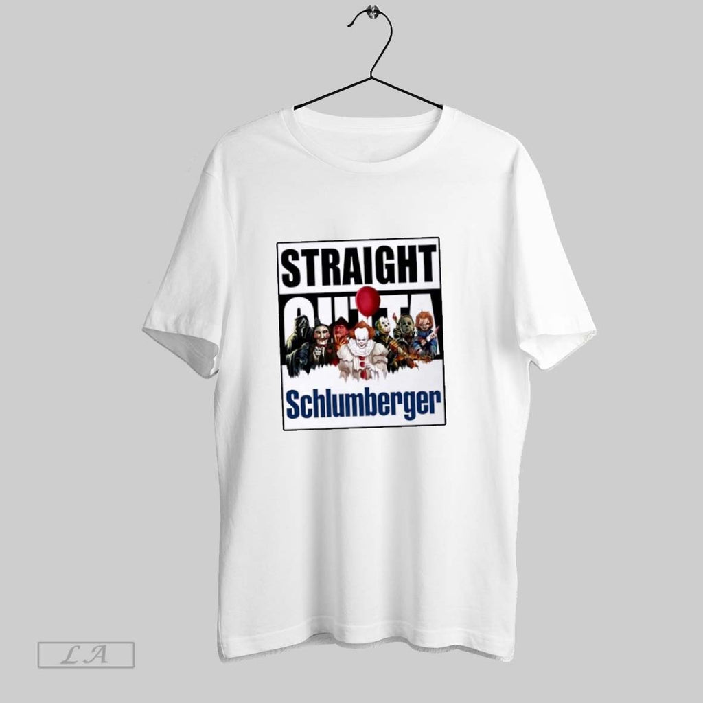 Original Straight Outta Schlumberger Horror Movies Halloween