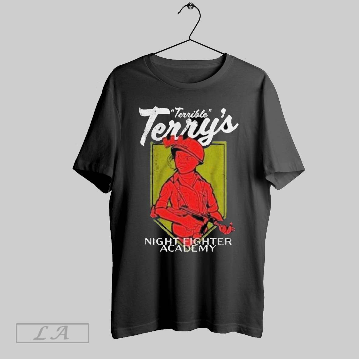 Original The Fat Electrician Terrible Terry Night Fighter Academy Long Sleve