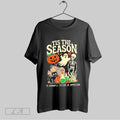 Original Tis The Season To Dismantle Systems Of Oppression Skeleton And Black Cat Halloween