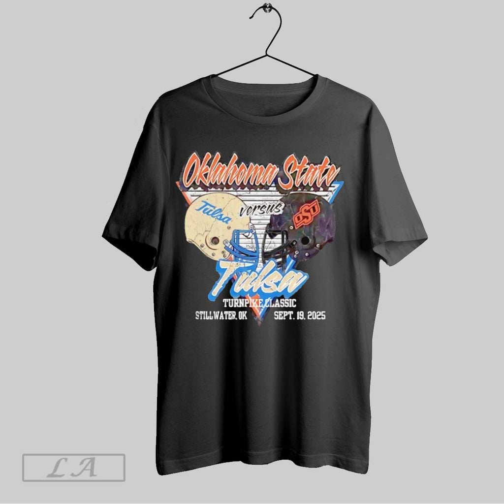 Original Tulsa Hurricanes Vs Oklahoma State Cowboys Football 2025 Vintage
