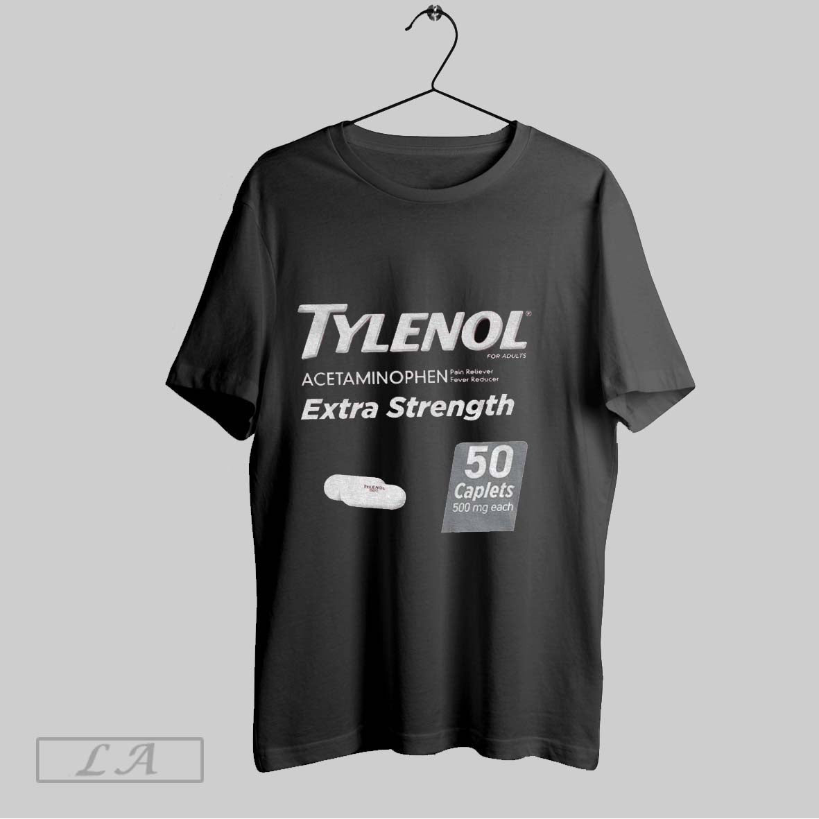 Original Tylenol Acetaminophen Pain Reliever Fever Reducer Extra Strength 50 Caplets 500mg Each
