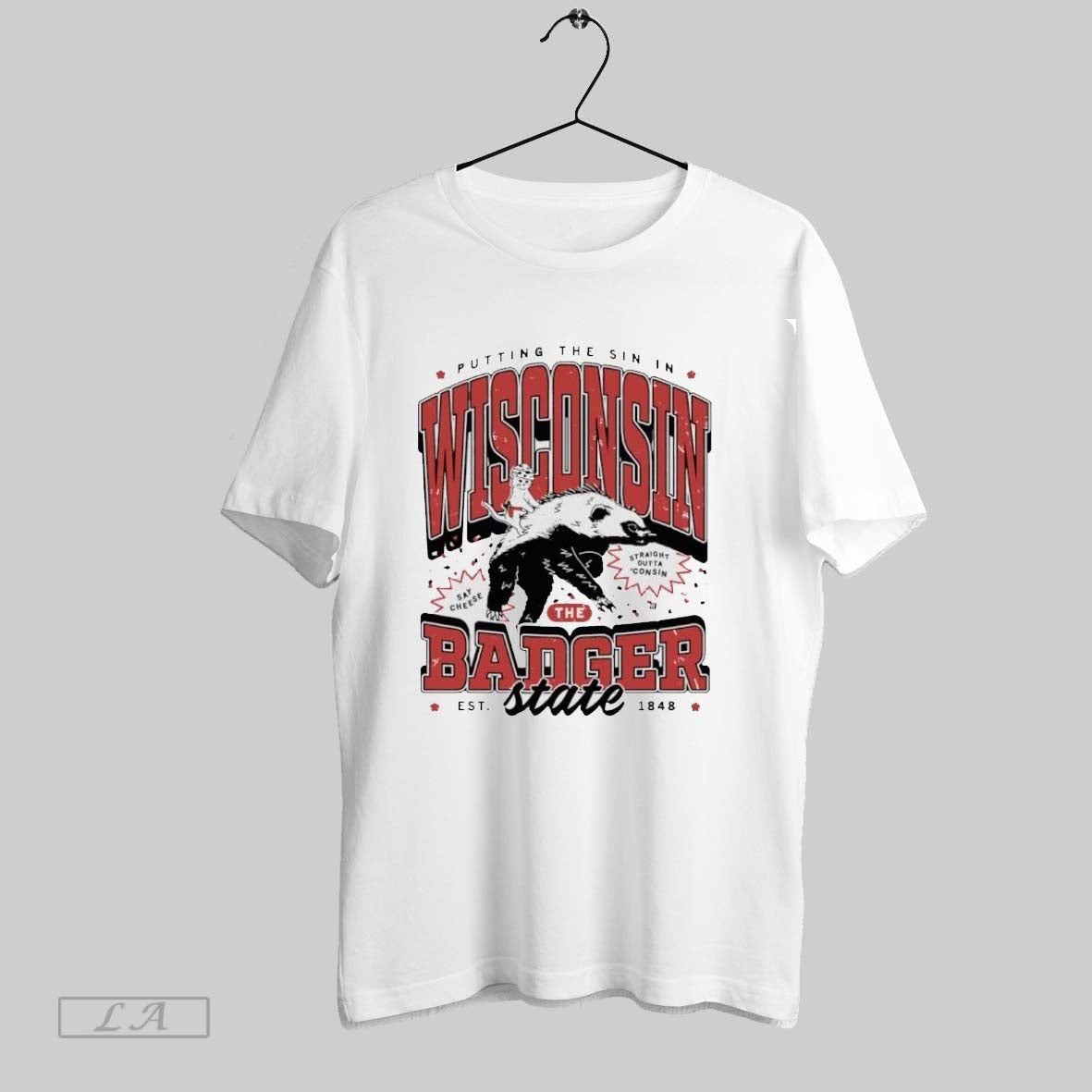 Original Wisconsin Max Badger State Est 1848