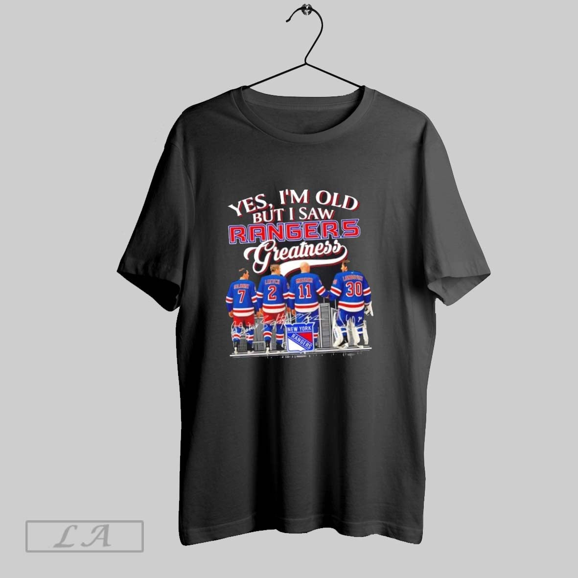 Original Yes Im Old But I Saw New York Rangers Greatness Legends Skyline