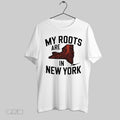 Original My Roots Are In New York State Map Roots