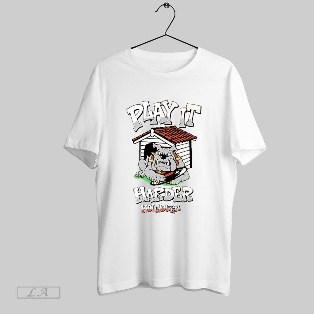 Original Play It Harder Holadsgn Dog White S