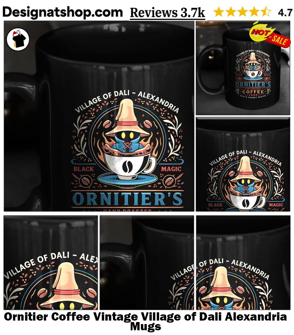 Ornitier Coffee Vintage Village of Dali Alexandria shirt