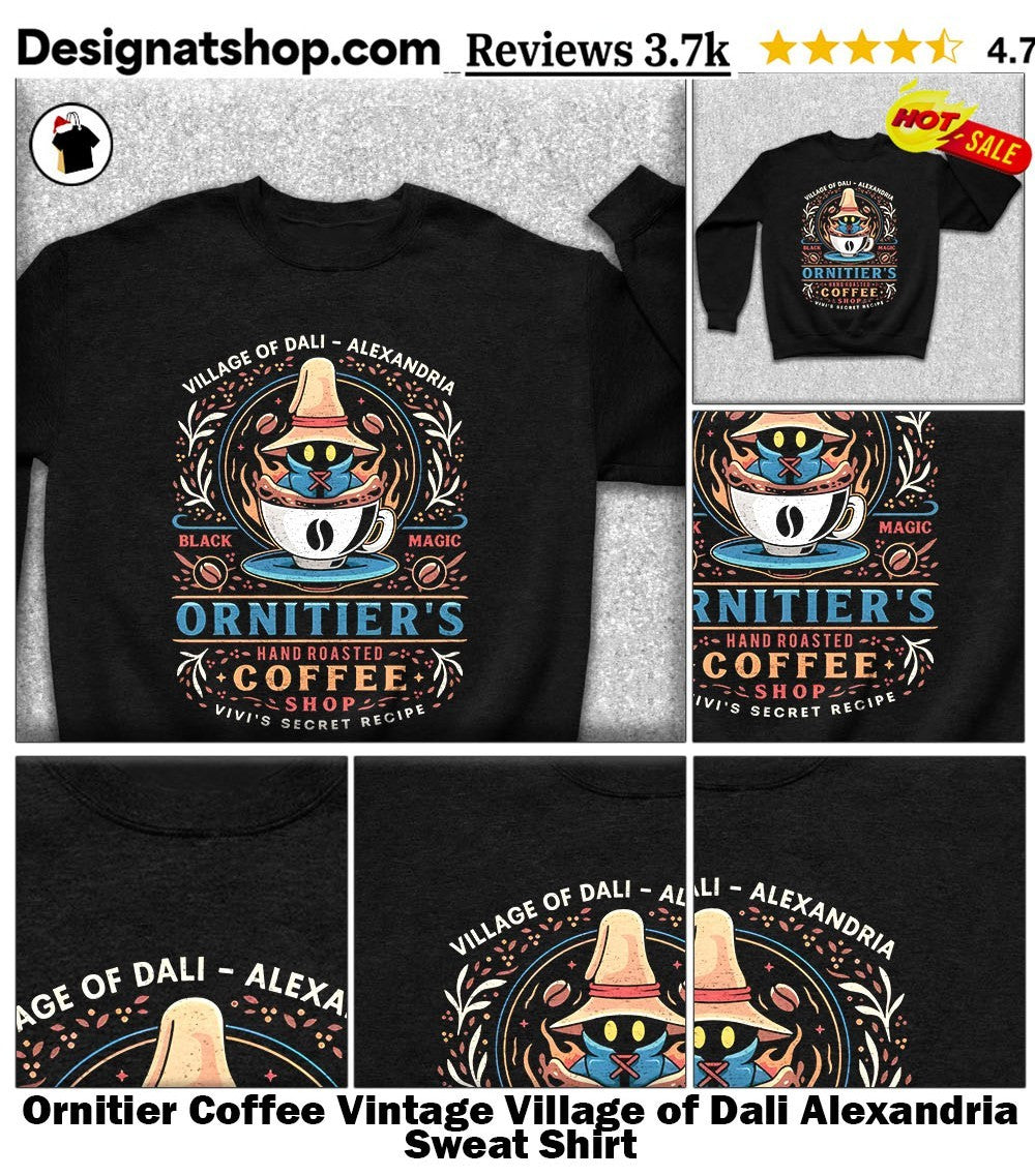 Ornitier Coffee Vintage Village of Dali Alexandria shirt