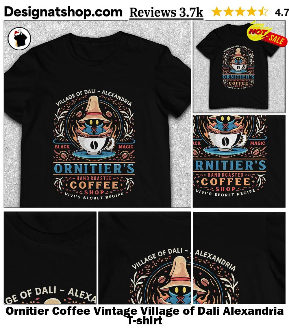 Ornitier Coffee Vintage Village of Dali Alexandria shirt