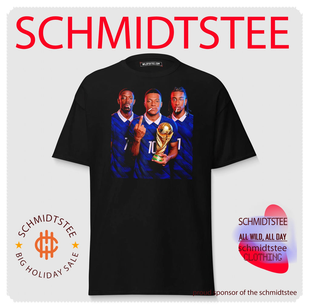 Ousmane Dembélé Kylian Mbappé and Michael Olise France National Team Middle Finger shirt