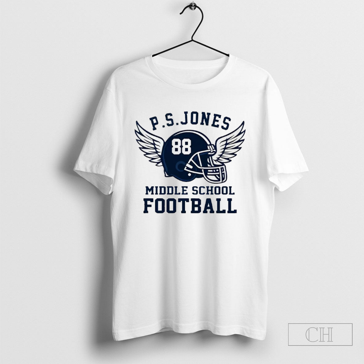 P S Jones Middle School Football Shirt Tee
